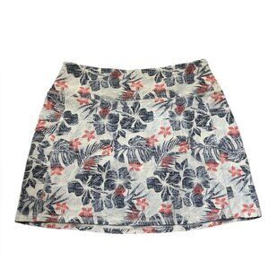 NWOT Women’s Intro Floral Tropical Design Skort with Tummy Control